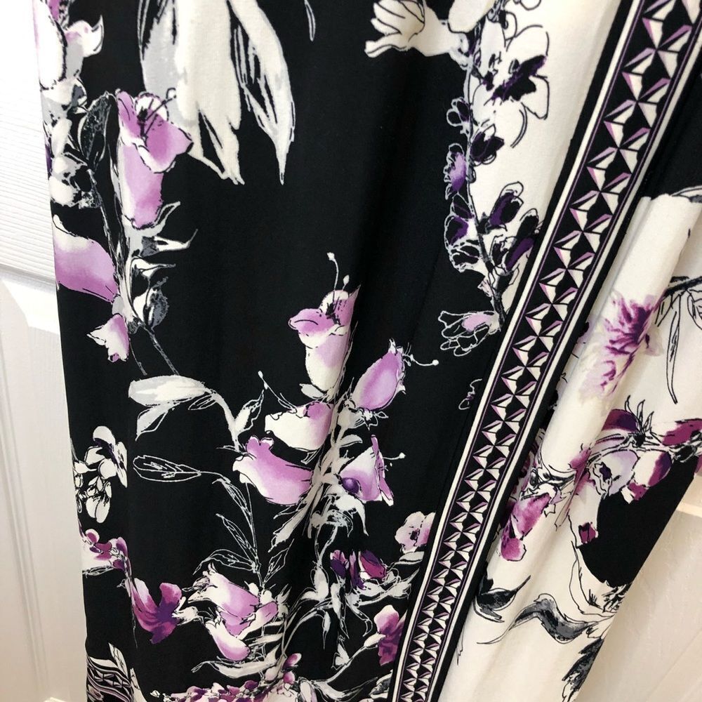 White House Black Market strapless bodycon floral maxi dress size xxsmall - Picture 4 of 16